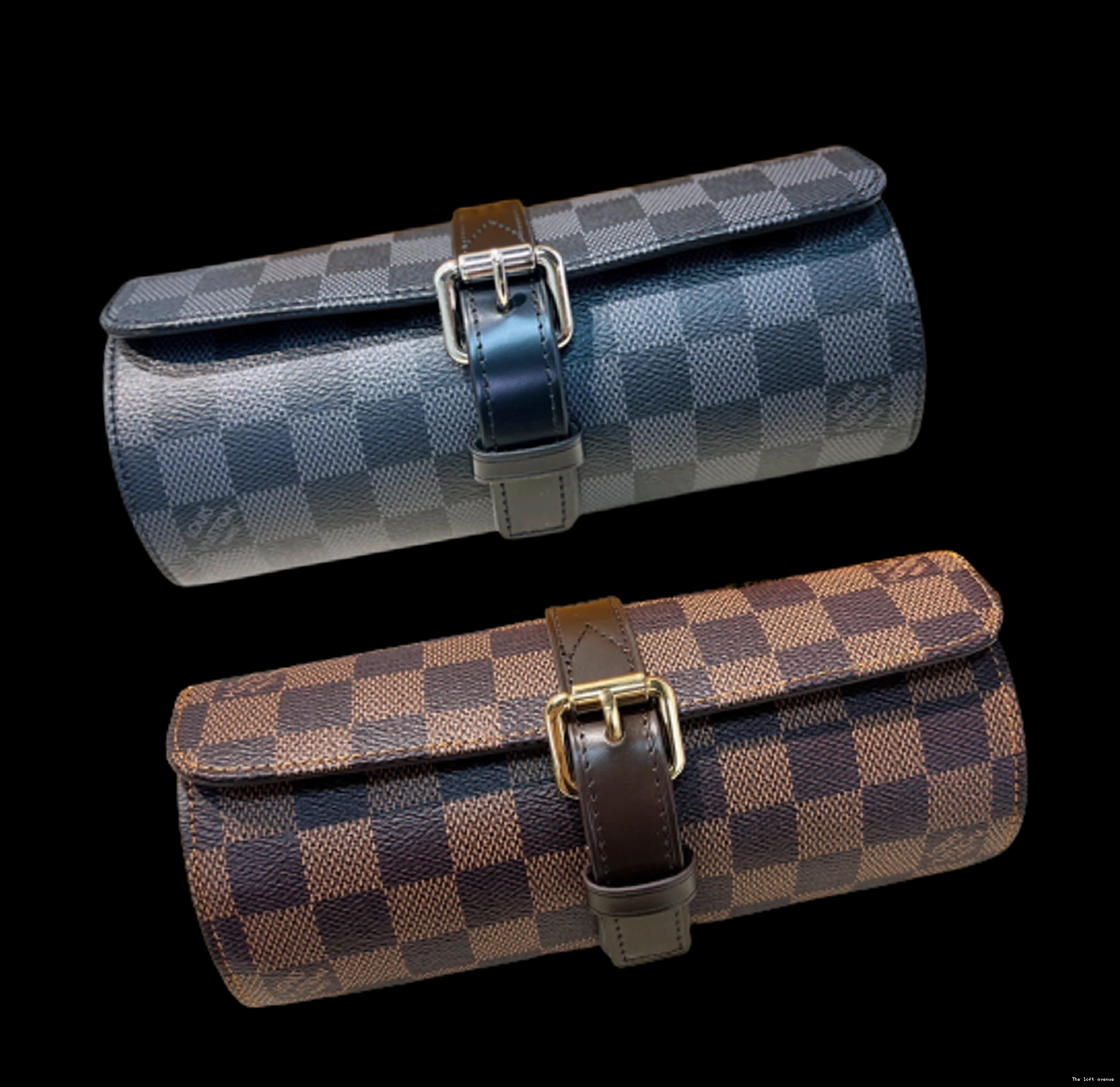CUSTOM LV CHECKERED CASE WATCH 0822